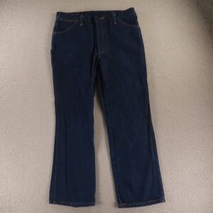 Red Kap Jeans Mens 36x30 Blue 100% Cotton PD52DNO Dark Wash